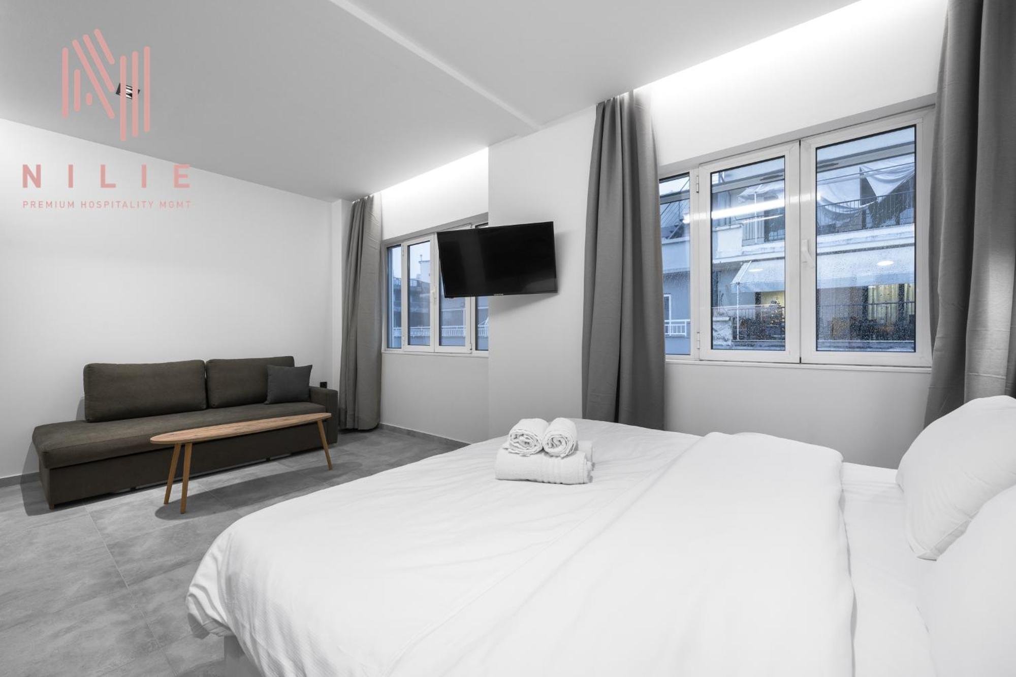 Апартаменты Pantheon, Nilie Hospitality Mgmt Салоники Экстерьер фото