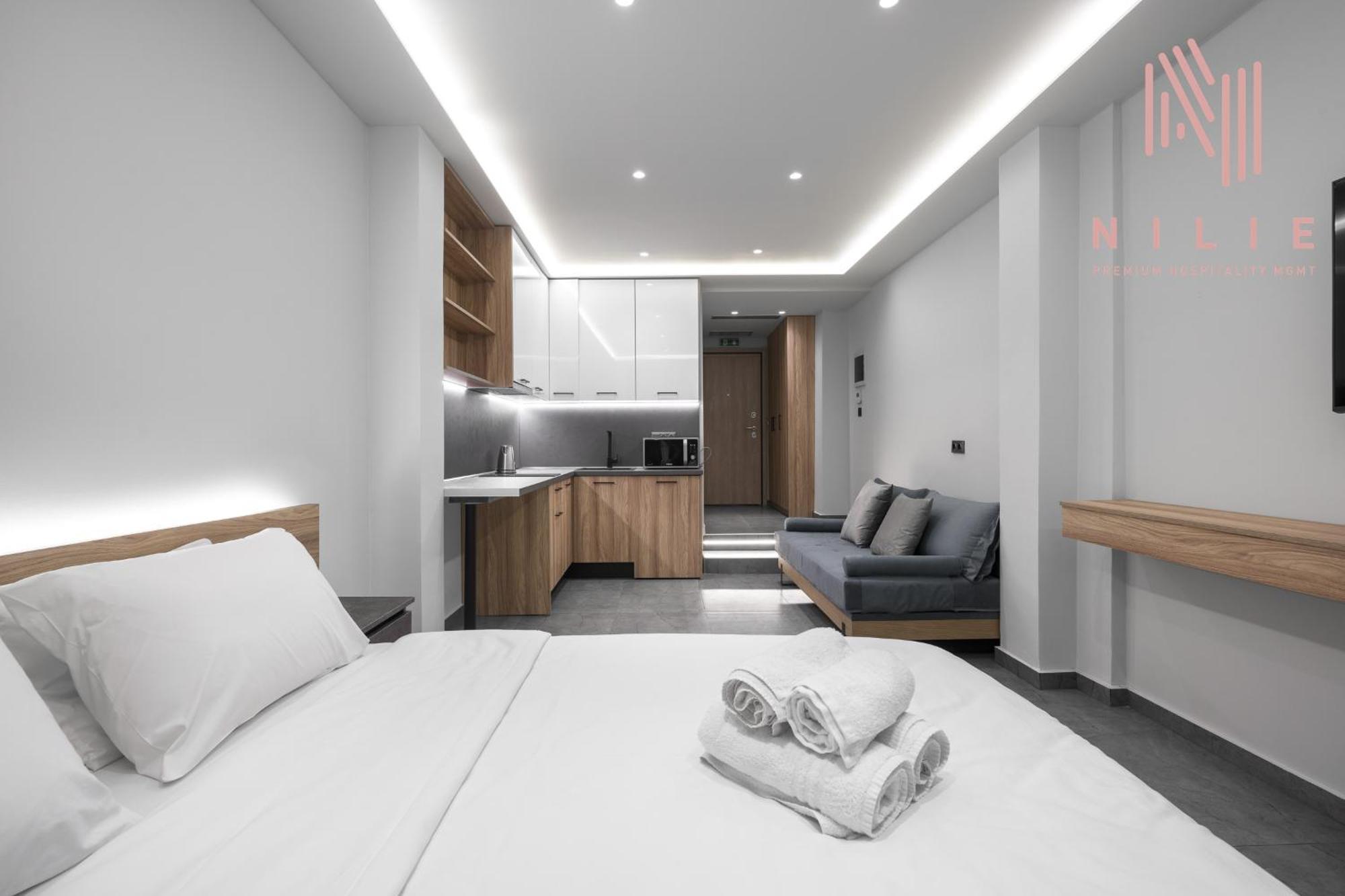 Апартаменты Pantheon, Nilie Hospitality Mgmt Салоники Экстерьер фото