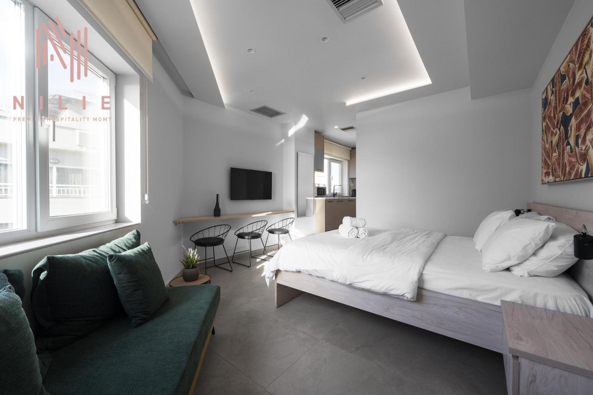 Апартаменты Pantheon, Nilie Hospitality Mgmt Салоники Экстерьер фото