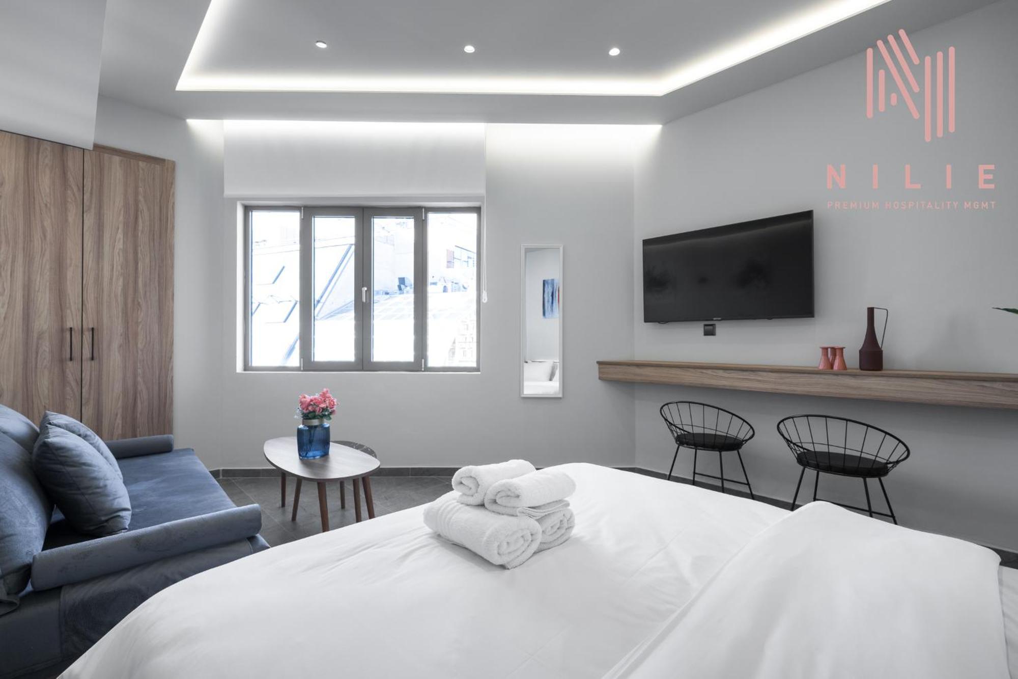 Апартаменты Pantheon, Nilie Hospitality Mgmt Салоники Экстерьер фото