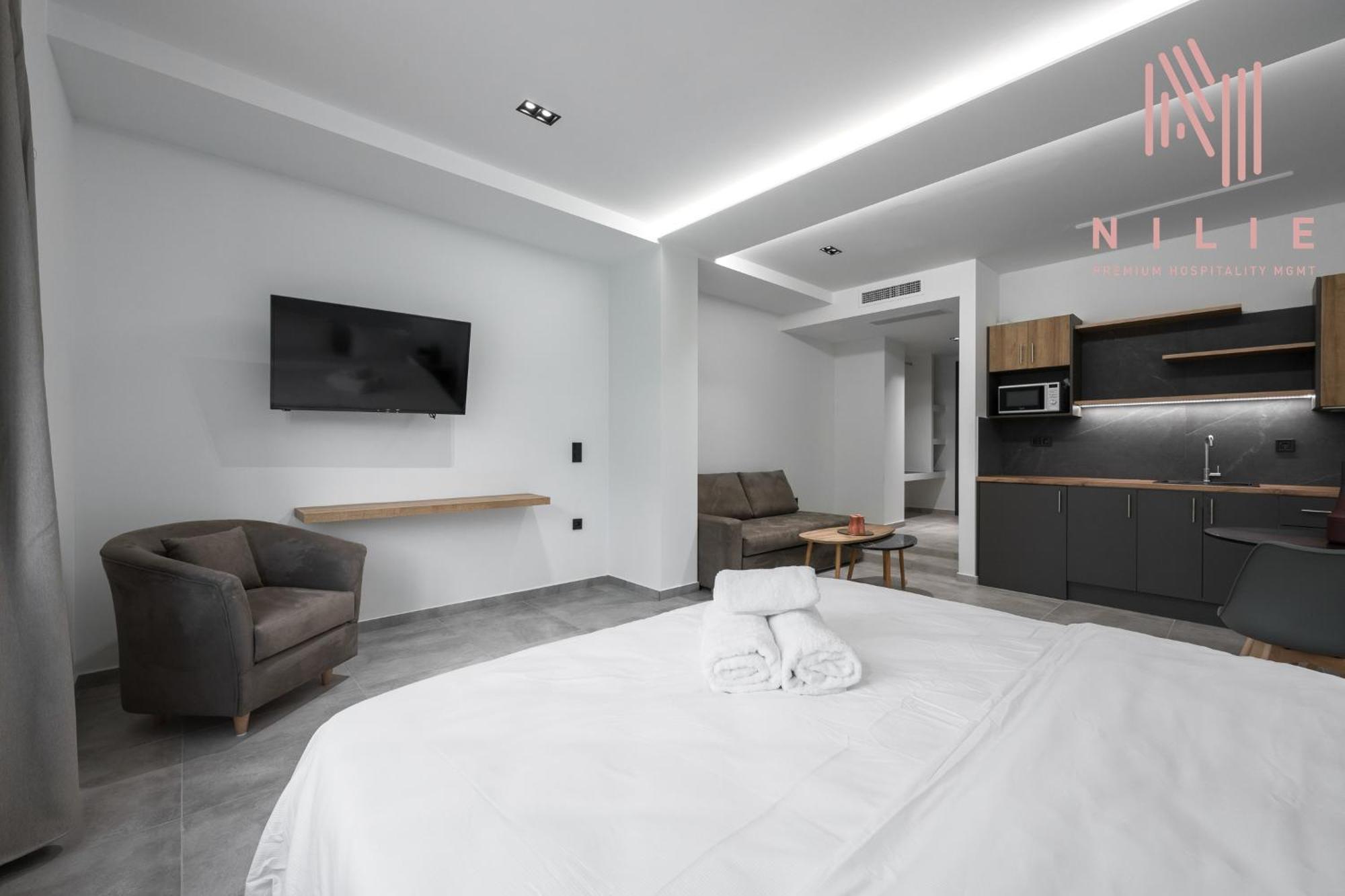 Апартаменты Pantheon, Nilie Hospitality Mgmt Салоники Экстерьер фото