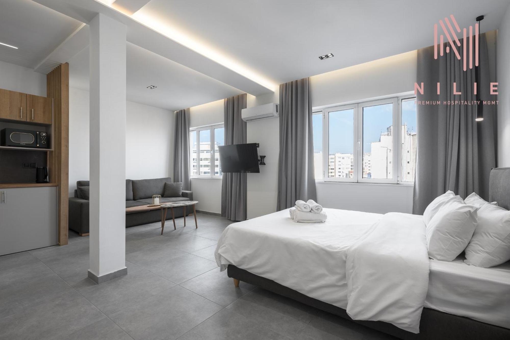 Апартаменты Pantheon, Nilie Hospitality Mgmt Салоники Экстерьер фото